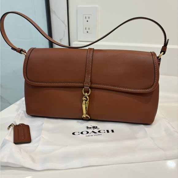 Coach Handbags - Coach Hampton’s 1941 Saddle Bag Brown with Brass Hardware NWOT